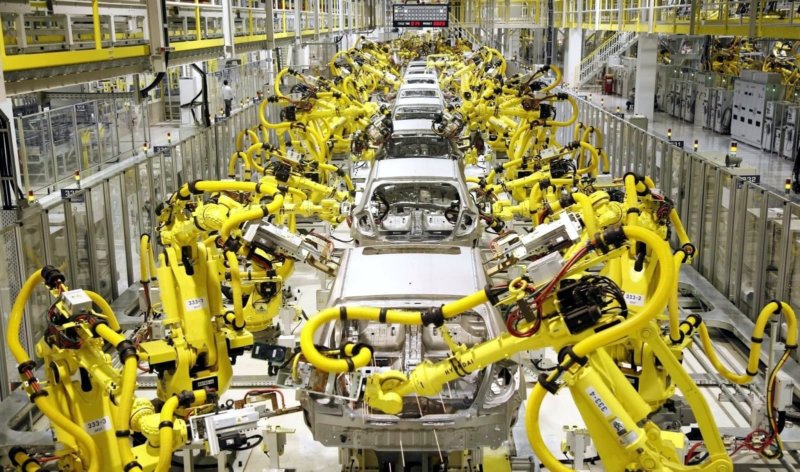 Robótica na fabricação automóveis
