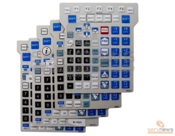 Teclado de membrana TP Robô Fanuc - RJ2/RJ3/R30ia/R30iB/RJ3iB/RJ3iC